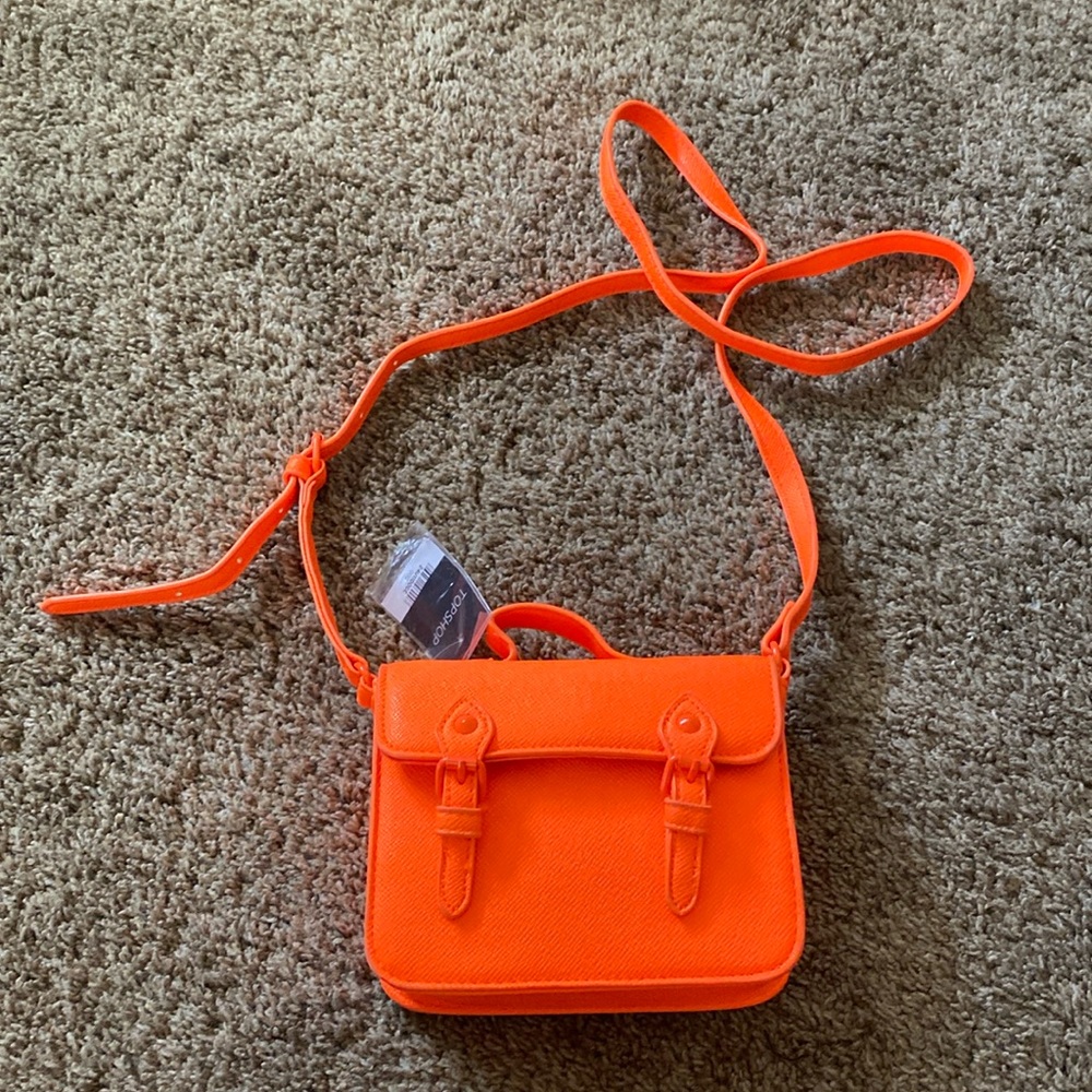 Topshop | NWT Bright Orange Crossbody Purse